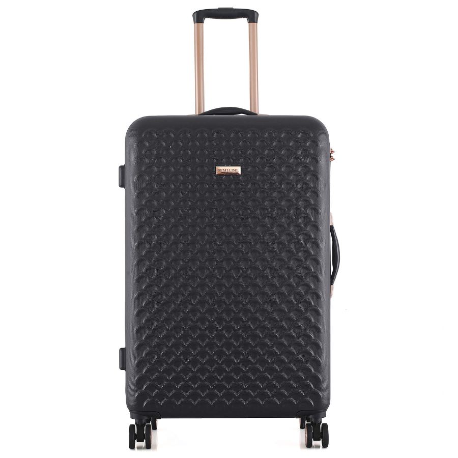 Чемодан большой Semi Line 28 дюймов (L) ABS-Plastic Black (T5718-3)