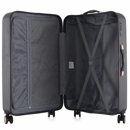 Чемодан большой Semi Line 28 дюймов (L) ABS-Plastic Black (T5718-3)