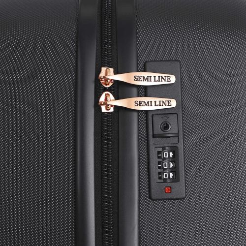 Чемодан большой Semi Line 28 дюймов (L) ABS-Plastic Black (T5718-3)