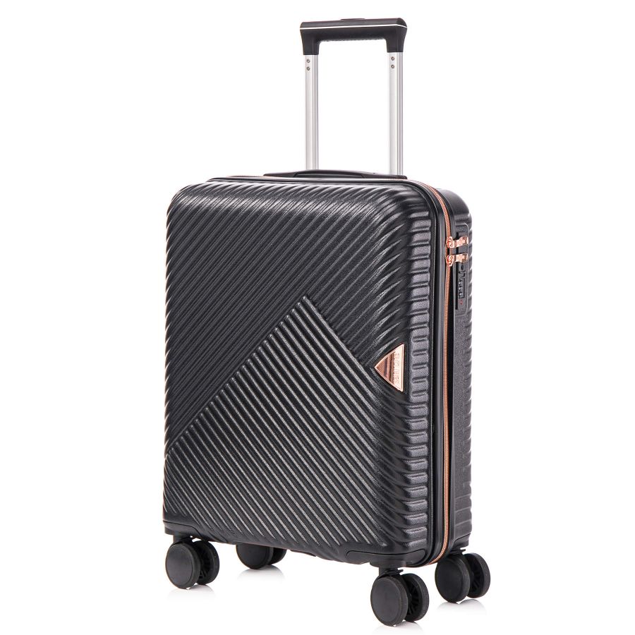 Чемодан маленький под ручную кладь Semi Line 20 (S) ABS-Plastic Black (T5726-1)