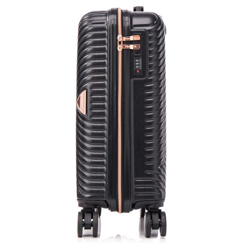 Чемодан маленький под ручную кладь Semi Line 20 (S) ABS-Plastic Black (T5726-1)