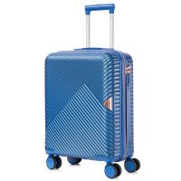 Чемодан маленький под ручную кладь Semi Line 20 дюймов (S) дюймов (S) ABS-Plastic Blue (T5727-1)