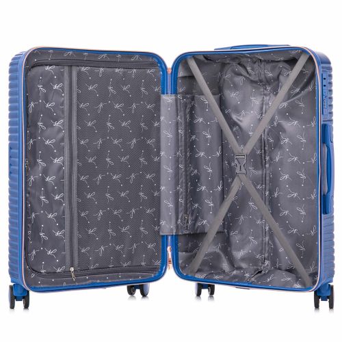 Чемодан средний Semi Line 24 дюйма (M) ABS-Plastic Blue (T5727-2)