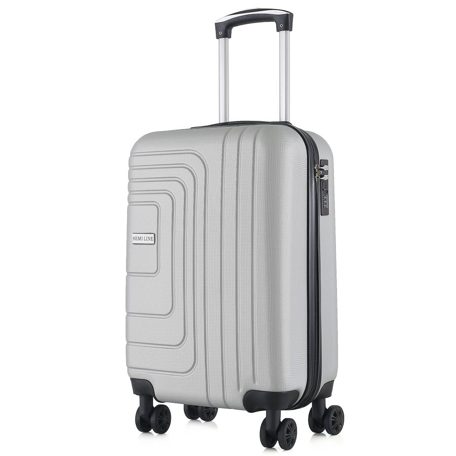 Чемодан малый для ручной клади Semi Line 20 (S) ABS-Plastic Light Grey (T5762-2)
