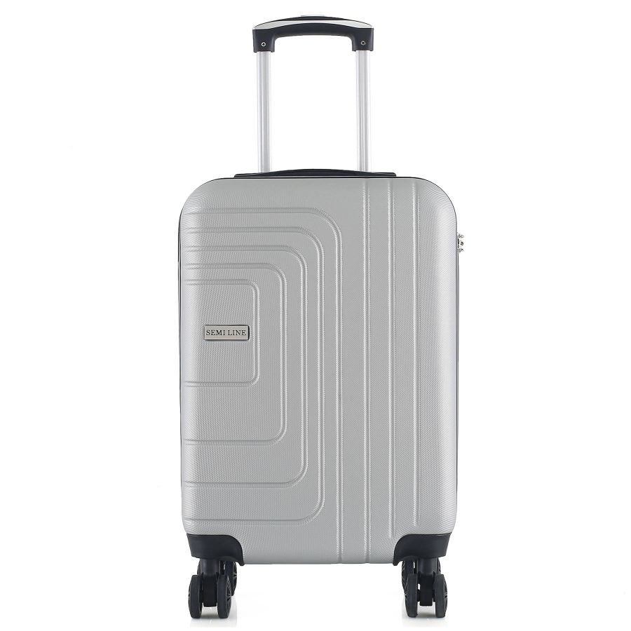 Чемодан малый для ручной клади Semi Line 20 (S) ABS-Plastic Light Grey (T5762-2)