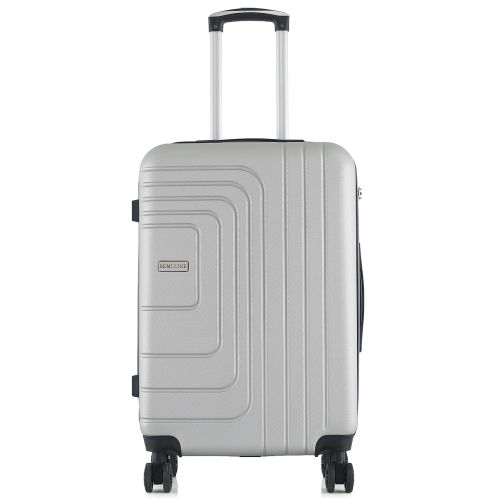 Чемодан средний Semi Line 24 дюйма (M) ABS-Plastic Light Grey (T5762-3)