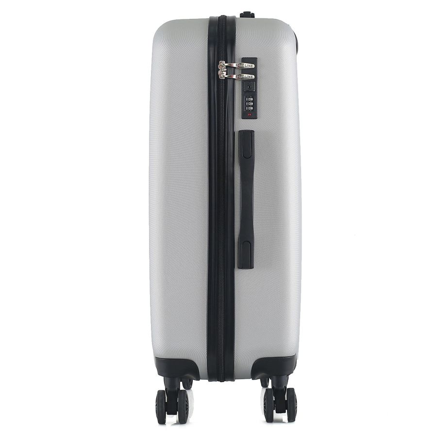 Чемодан средний Semi Line 24 дюйма (M) ABS-Plastic Light Grey (T5762-3)