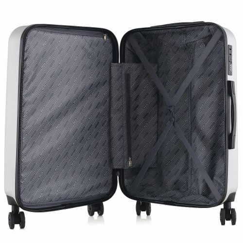 Чемодан средний Semi Line 24 дюйма (M) ABS-Plastic Light Grey (T5762-3)