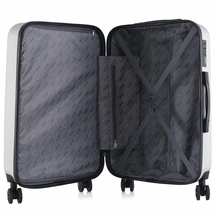 Чемодан средний Semi Line 24 дюйма (M) ABS-Plastic Light Grey (T5762-3)