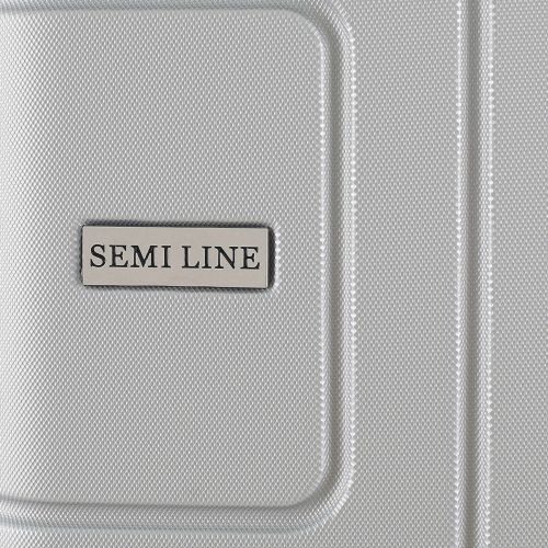 Чемодан средний Semi Line 24 дюйма (M) ABS-Plastic Light Grey (T5762-3)