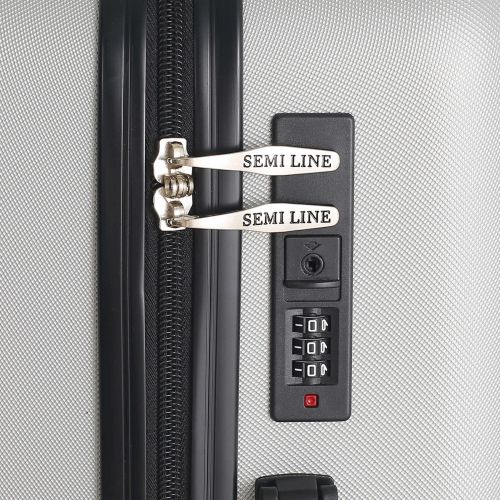 Чемодан большой Semi Line 28 дюймов (L) ABS-Plastic Light Grey (T5762-4)