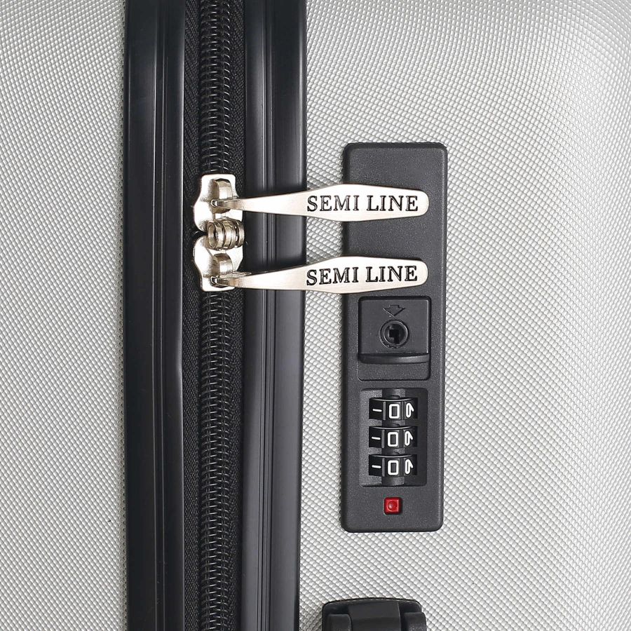 Чемодан большой Semi Line 28 дюймов (L) ABS-Plastic Light Grey (T5762-4)