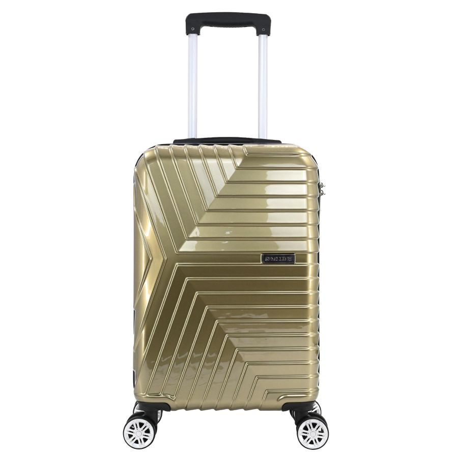 Чемодан маленький под ручную кладь Semi Line 20 (S) Polycarbonate/ABS-Plastic Gold (T5763-1)