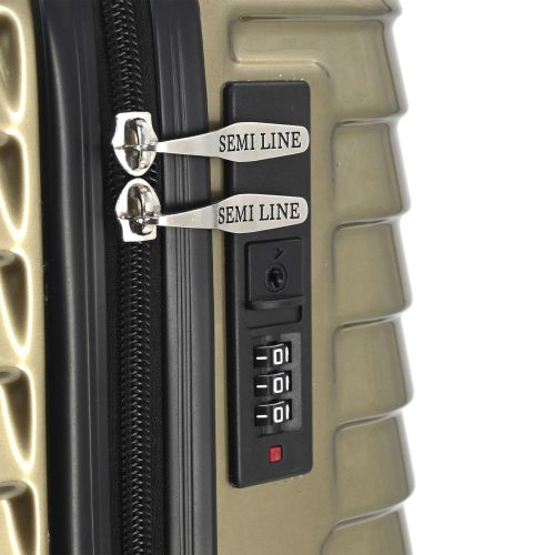 Чемодан маленький под ручную кладь Semi Line 20 (S) Polycarbonate/ABS-Plastic Gold (T5763-1)