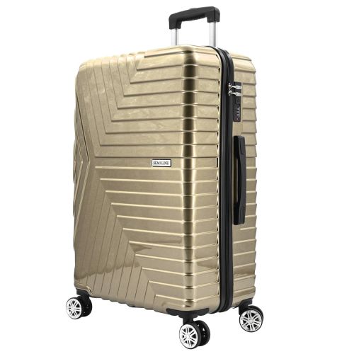 Чемодан средний Semi Line 24 дюйма (M) Polycarbonate/ABS-Plastic  Gold (T5763-2)