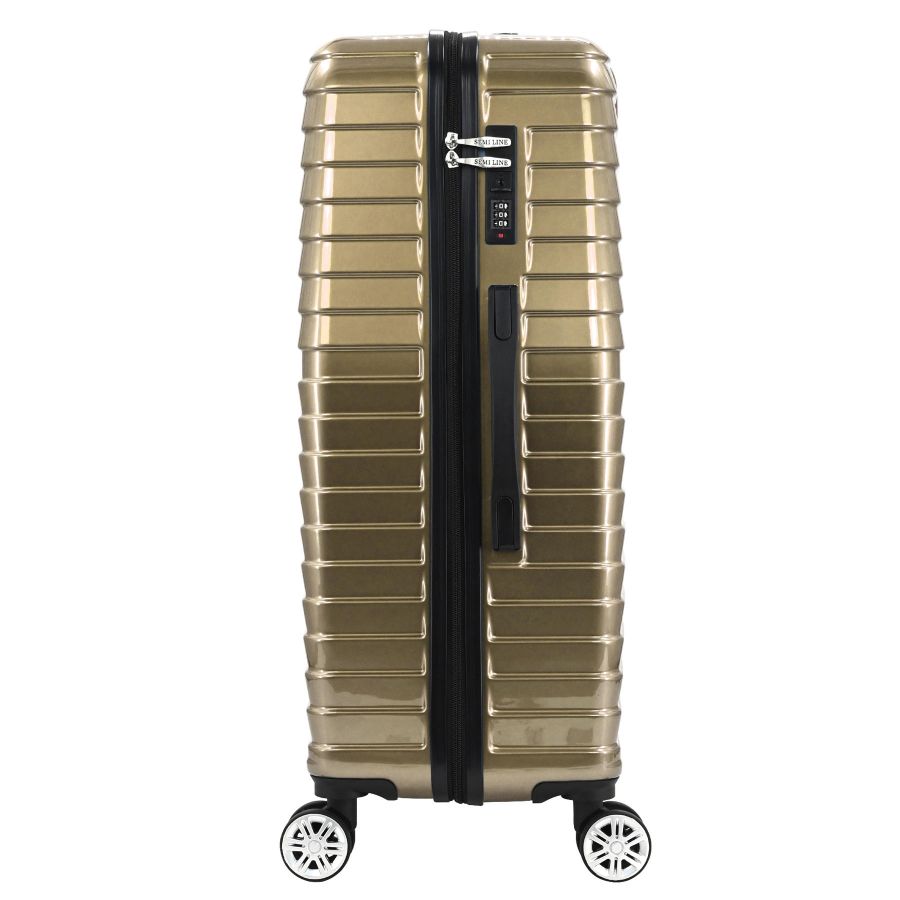 Чемодан средний Semi Line 24 дюйма (M) Polycarbonate/ABS-Plastic  Gold (T5763-2)