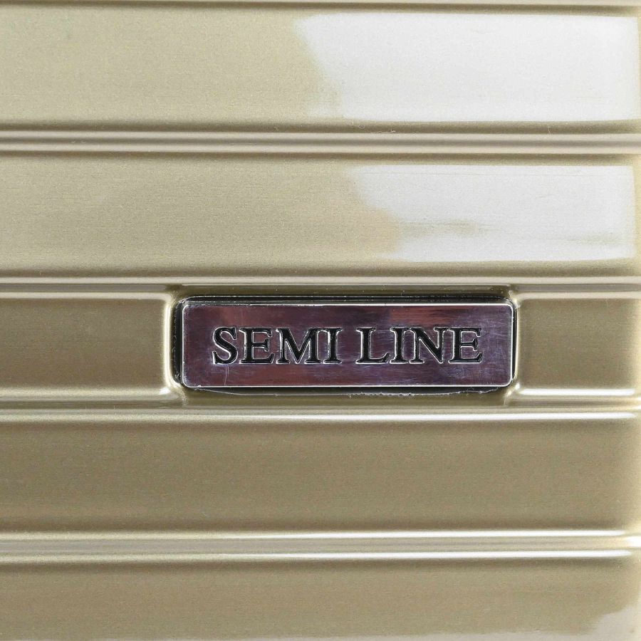 Чемодан средний Semi Line 24 дюйма (M) Polycarbonate/ABS-Plastic  Gold (T5763-2)
