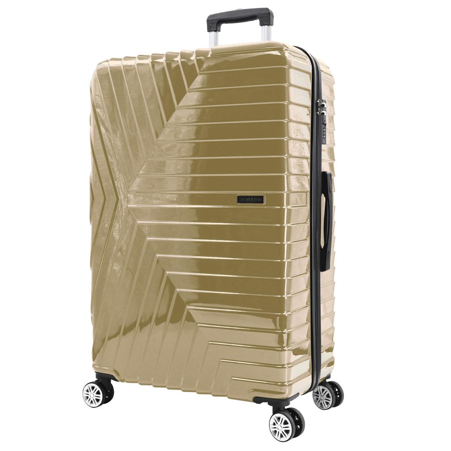 Чемодан большой Semi Line 28 дюймов (L) Polycarbonate/ABS-Plastic Gold (T5763-3)