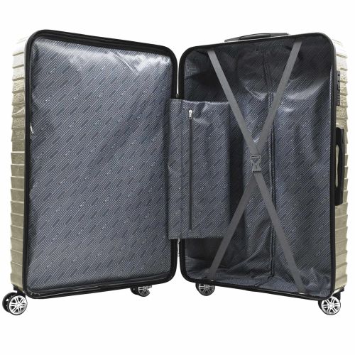 Чемодан большой Semi Line 28 дюймов (L) Polycarbonate/ABS-Plastic Gold (T5763-3)