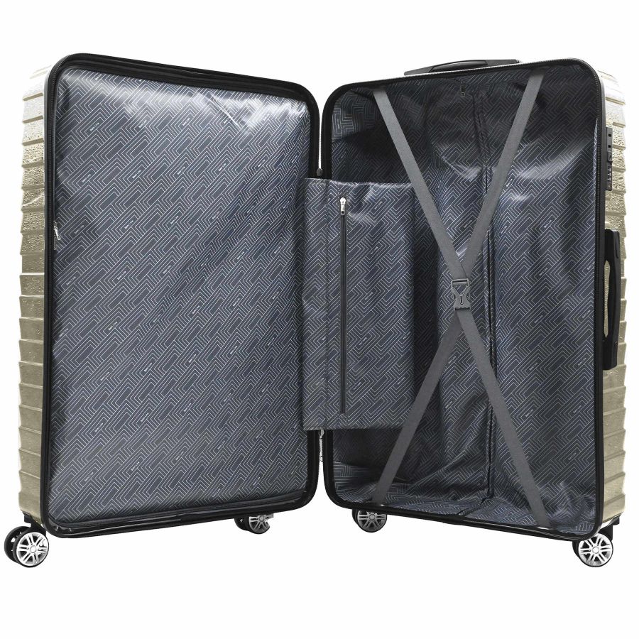 Чемодан большой Semi Line 28 дюймов (L) Polycarbonate/ABS-Plastic Gold (T5763-3)