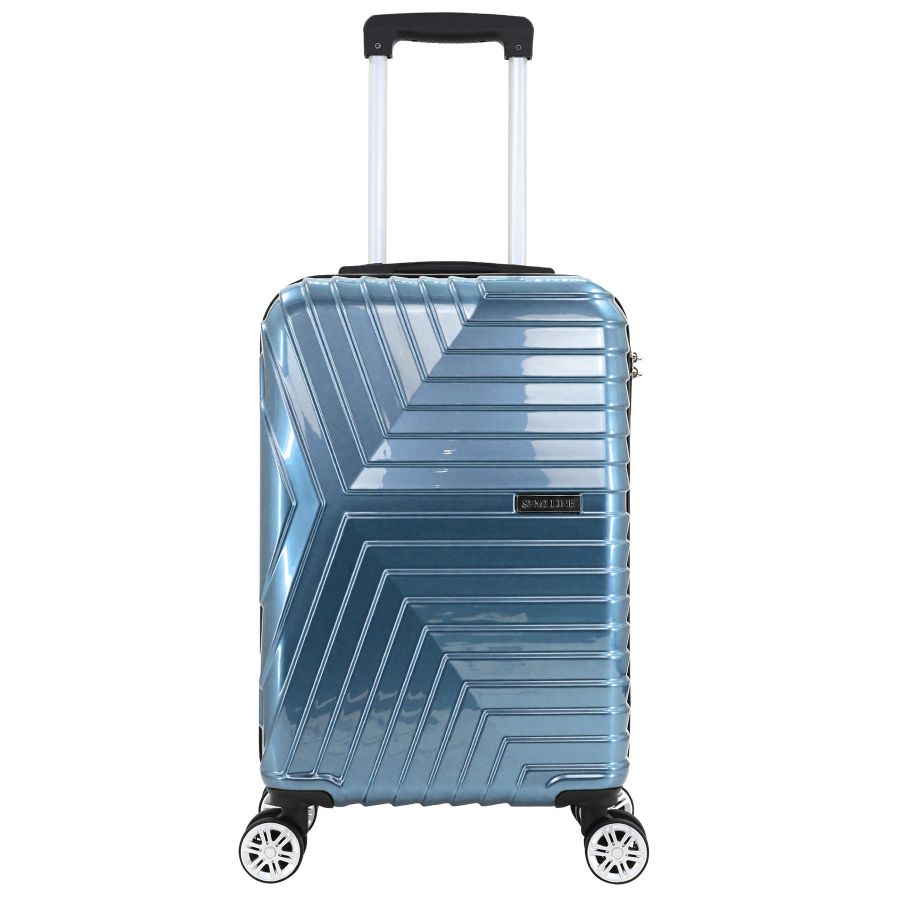 Чемодан маленький под ручную кладь Semi Line 20 (S) Polycarbonate/ABS-Plastic Blue (T5764-1)
