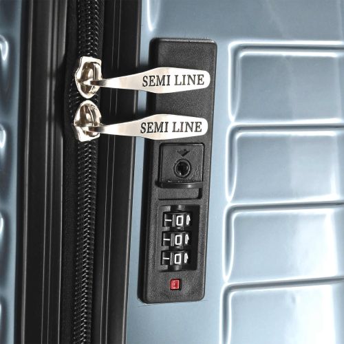 Чемодан маленький под ручную кладь Semi Line 20 (S) Polycarbonate/ABS-Plastic Blue (T5764-1)