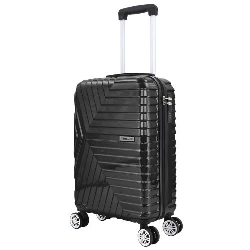Чемодан маленький под ручную кладь Semi Line 20 (S) Polycarbonate/ABS-Plastic Black (T5765-1)