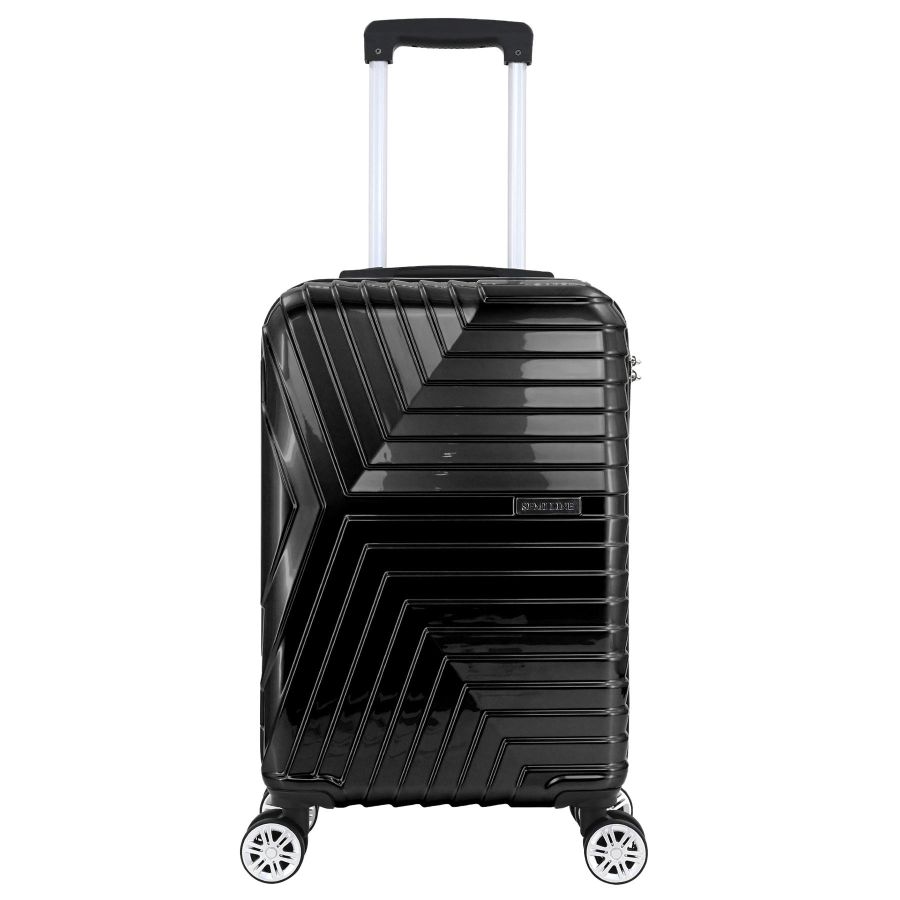 Чемодан маленький под ручную кладь Semi Line 20 (S) Polycarbonate/ABS-Plastic Black (T5765-1)