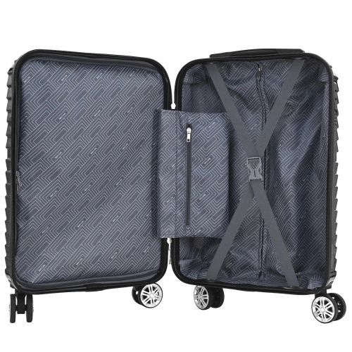 Чемодан маленький под ручную кладь Semi Line 20 (S) Polycarbonate/ABS-Plastic Black (T5765-1)