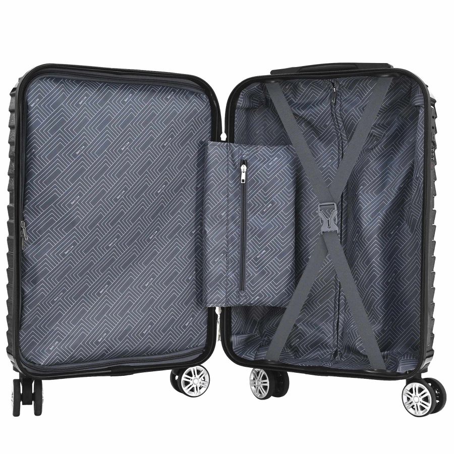 Чемодан маленький под ручную кладь Semi Line 20 (S) Polycarbonate/ABS-Plastic Black (T5765-1)