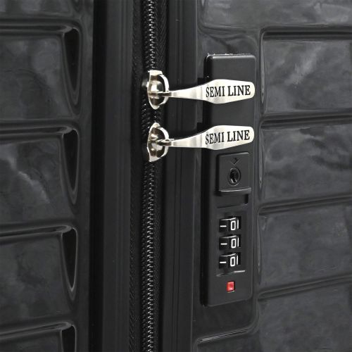 Чемодан маленький под ручную кладь Semi Line 20 (S) Polycarbonate/ABS-Plastic Black (T5765-1)