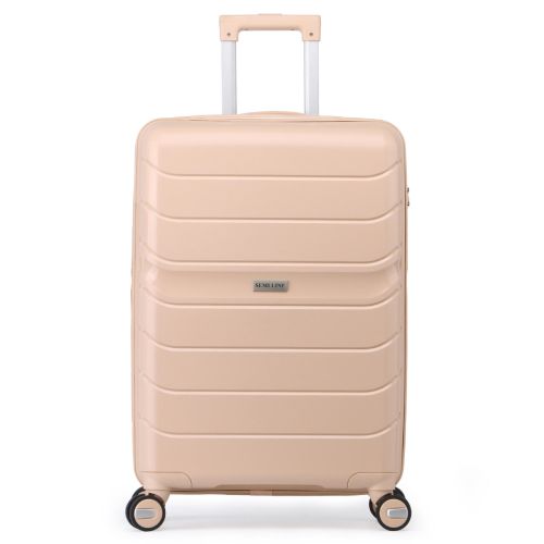 Чемодан маленький под ручную кладь Semi Line 20 (S) Polypropylene  Cappuccino (T5770-1)