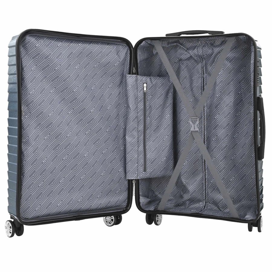 Чемодан средний Semi Line 24 дюйма (M) Polycarbonate/ABS-Plastic Blue (T5764-2)