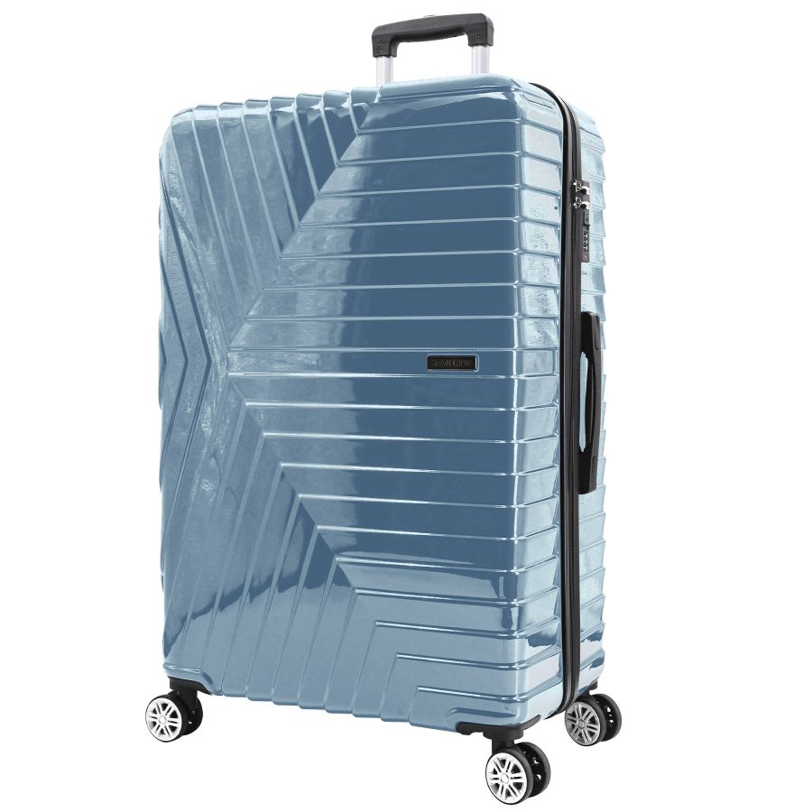 Чемодан большой Semi Line 28 дюймов (L)  Polycarbonate/ABS-Plastic Blue (T5764-3)