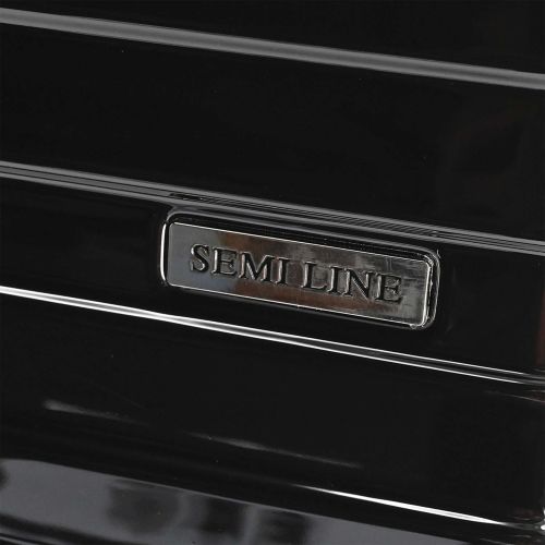 Чемодан средний Semi Line 24 дюйма (M) Polycarbonate/ABS-Plastic Black (T5765-2)