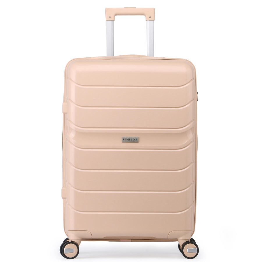 Чемодан большой Semi Line 28 дюймов (L) Polypropylene Cappuccino (T5770-3)