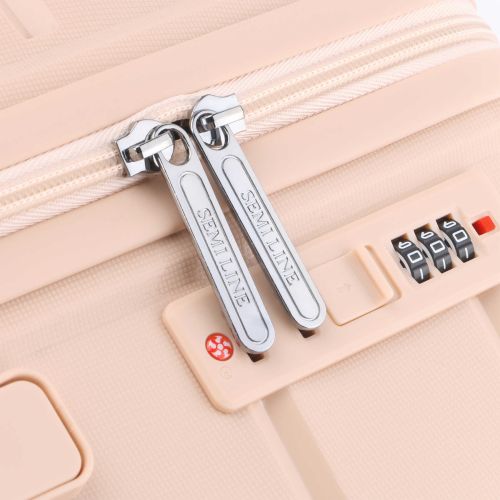 Чемодан большой Semi Line 28 дюймов (L) Polypropylene Cappuccino (T5770-3)