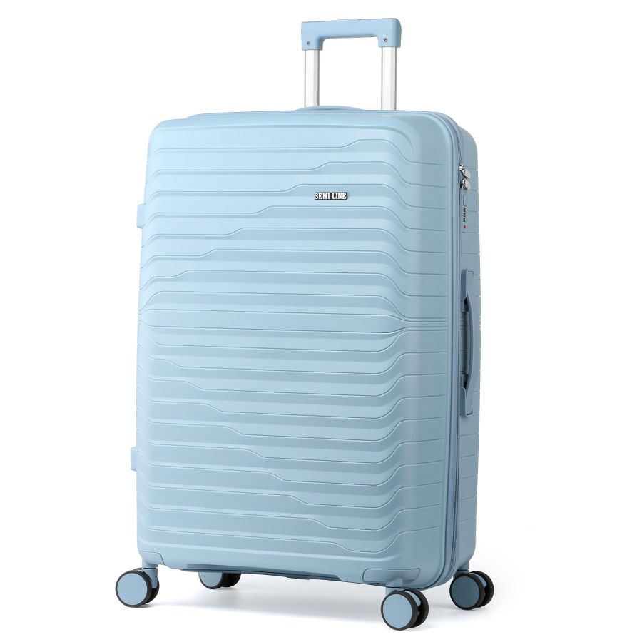 Чемодан большой Semi Line 28 дюймов (L) Polypropylene Blue (T5780-3)