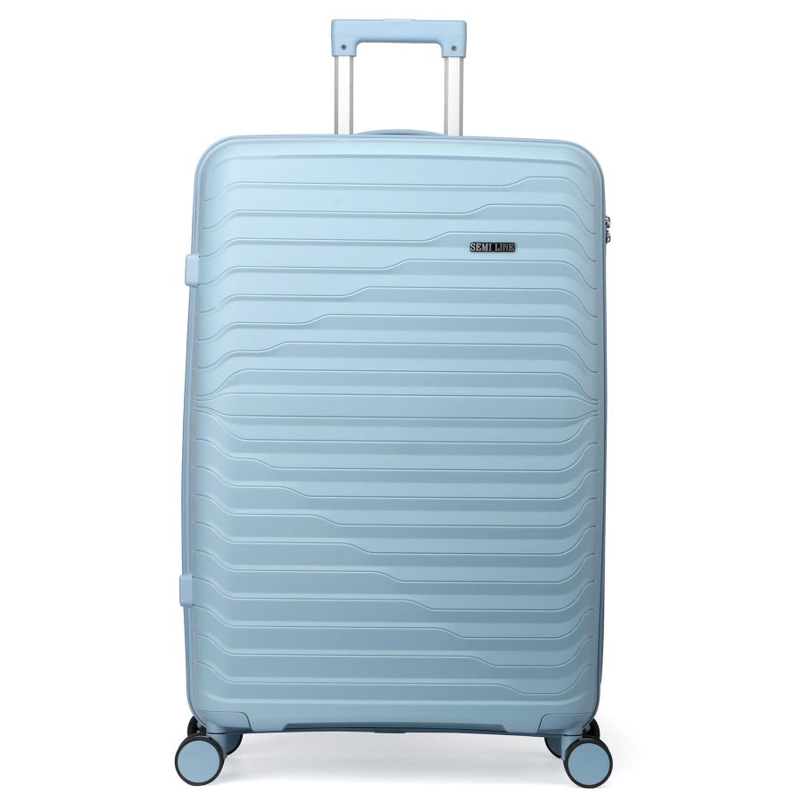 Чемодан большой Semi Line 28 дюймов (L) Polypropylene Blue (T5780-3)