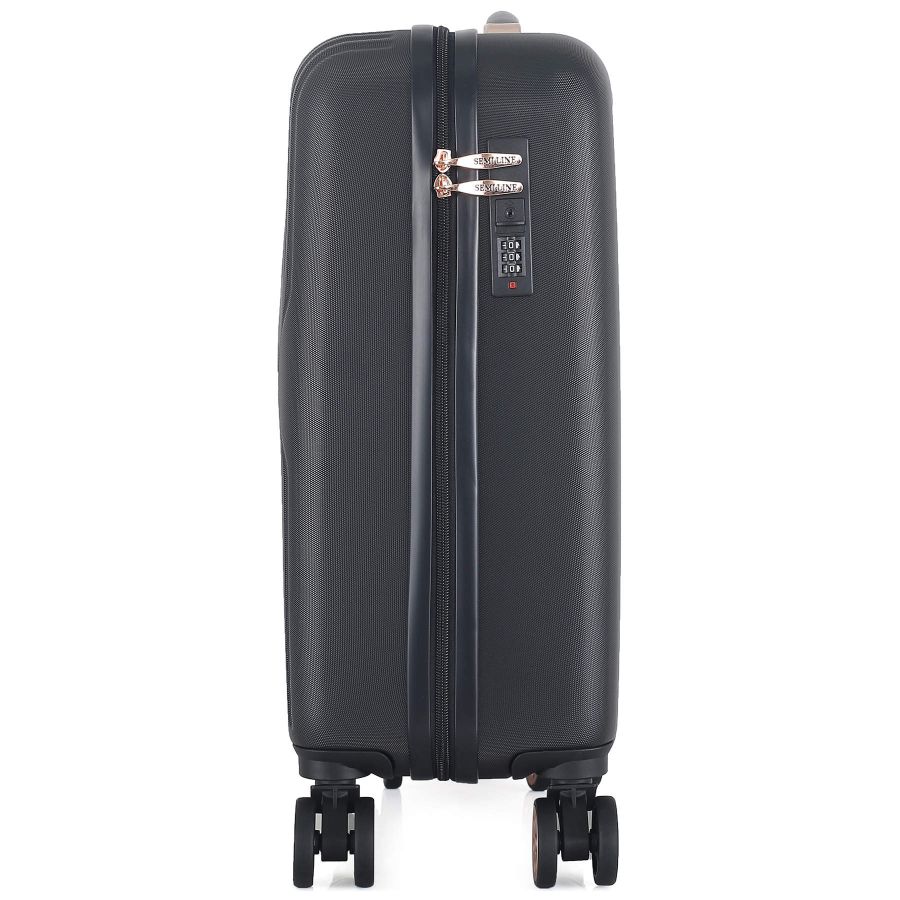 Чемодан маленький под ручную кладь Semi Line 20 (S) ABS-Plastic Black (T5787-1)