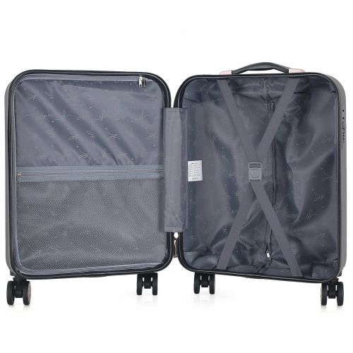 Чемодан маленький под ручную кладь Semi Line 20 (S) ABS-Plastic Black (T5787-1)