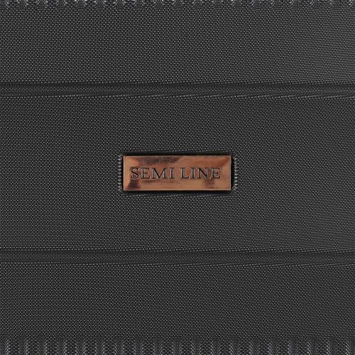 Чемодан маленький под ручную кладь Semi Line 20 (S) ABS-Plastic Black (T5787-1)