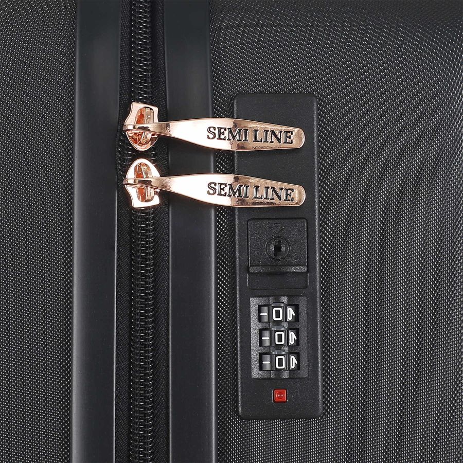 Чемодан большой Semi Line 28 дюймов (L) ABS-Plastic Black (T5787-3)