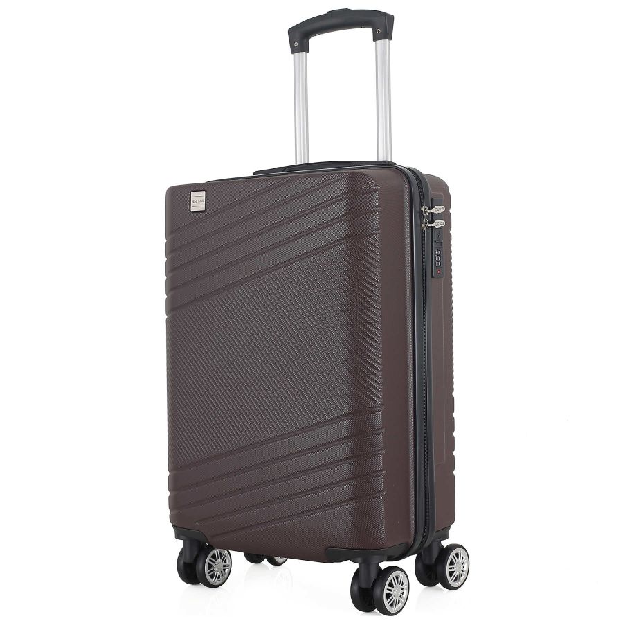 Чемодан маленький под ручную кладь Semi Line 20 (S)  ABS-Plastic Brown (T5788-1)