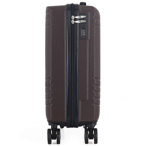 Чемодан маленький под ручную кладь Semi Line 20 (S)  ABS-Plastic Brown (T5788-1)