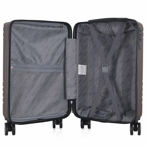 Чемодан маленький под ручную кладь Semi Line 20 (S)  ABS-Plastic Brown (T5788-1)