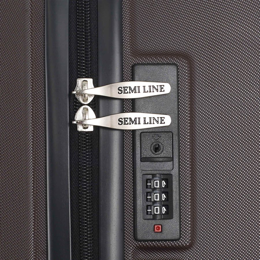 Чемодан маленький под ручную кладь Semi Line 20 (S)  ABS-Plastic Brown (T5788-1)