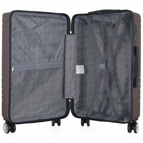 Чемодан средний Semi Line 24 дюйма (M) ABS-Plastic Brown (T5788-2)