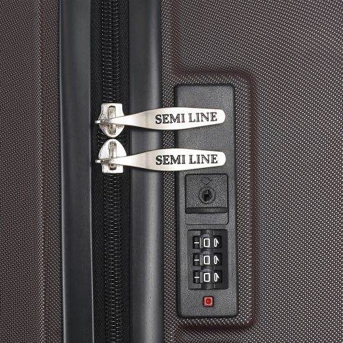 Чемодан средний Semi Line 24 дюйма (M) ABS-Plastic Brown (T5788-2)