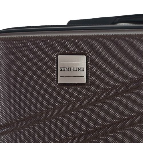 Чемодан большой Semi Line 28 дюймов (L) ABS-Plastic Brown (T5788-3)